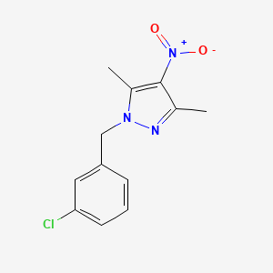 1-(3-chlorobenzyl)-3,5-dimethyl-4-nitro-1H-pyrazole