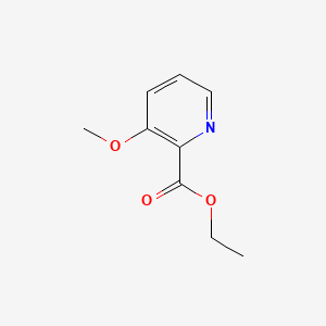 molecular formula C9H11NO3 B574222 Ethyl 3-methoxypyridine-2-carboxylate CAS No. 164398-85-0