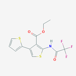 ethyl 5'-[(trifluoroacetyl)amino]-2,3'-bithiophene-4'-carboxylate