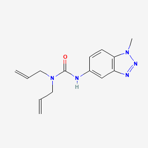 N,N-diallyl-N'-(1-methyl-1H-1,2,3-benzotriazol-5-yl)urea