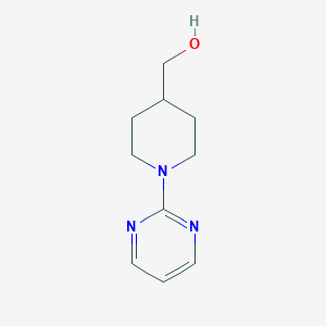 molecular formula C10H15N3O B057423 [1-(嘧啶-2-基)哌啶-4-基]甲醇 CAS No. 111247-61-1