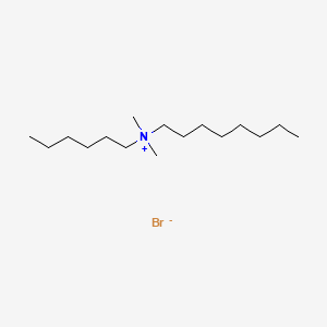 molecular formula C16H36BrN B574231 Hexyldimethyloctylammonium Bromide CAS No. 187731-26-6