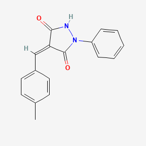 5-hydroxy-4-(4-methylbenzylidene)-2-phenyl-2,4-dihydro-3H-pyrazol-3-one