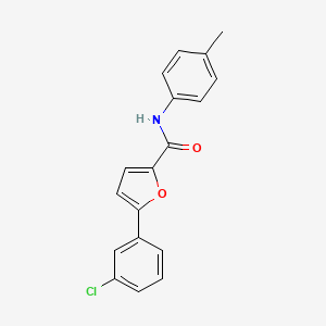 5-(3-chlorophenyl)-N-(4-methylphenyl)-2-furamide