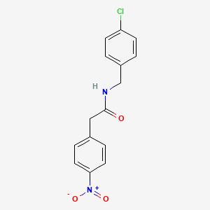 N-(4-chlorobenzyl)-2-(4-nitrophenyl)acetamide