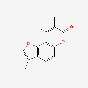 3,4,8,9-tetramethyl-7H-furo[2,3-f]chromen-7-one