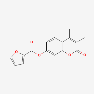 3,4-dimethyl-2-oxo-2H-chromen-7-yl 2-furoate