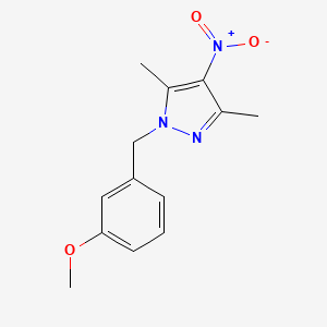 1-(3-methoxybenzyl)-3,5-dimethyl-4-nitro-1H-pyrazole