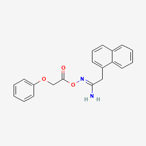 2-(1-naphthyl)-N'-[(phenoxyacetyl)oxy]ethanimidamide