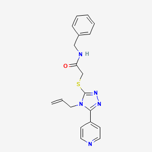 2-{[4-allyl-5-(4-pyridinyl)-4H-1,2,4-triazol-3-yl]thio}-N-benzylacetamide