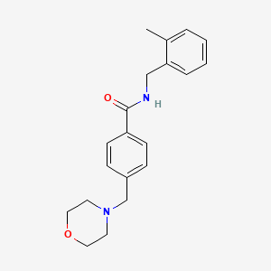 N-(2-methylbenzyl)-4-(4-morpholinylmethyl)benzamide