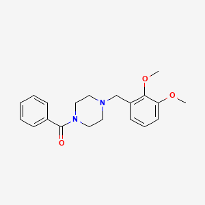 1-benzoyl-4-(2,3-dimethoxybenzyl)piperazine