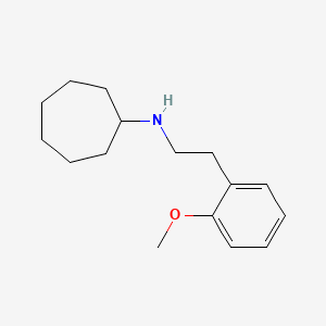 N-[2-(2-methoxyphenyl)ethyl]cycloheptanamine