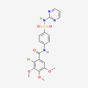 2-bromo-3,4,5-trimethoxy-N-{4-[(2-pyrimidinylamino)sulfonyl]phenyl}benzamide