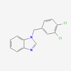 molecular formula C14H10Cl2N2 B5742653 1-(3,4-dichlorobenzyl)-1H-benzimidazole CAS No. 312631-78-0