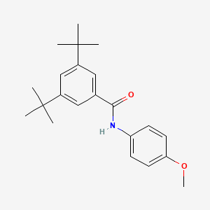 molecular formula C22H29NO2 B5742674 3,5-di-tert-butyl-N-(4-methoxyphenyl)benzamide 