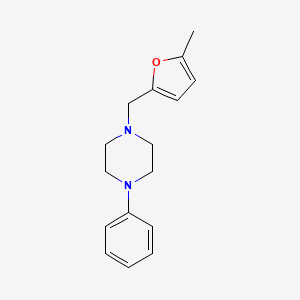 1-[(5-Methylfuran-2-yl)methyl]-4-phenylpiperazine