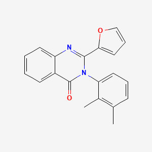 3-(2,3-dimethylphenyl)-2-(2-furyl)-4(3H)-quinazolinone