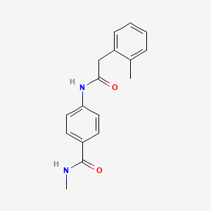 N-methyl-4-{[(2-methylphenyl)acetyl]amino}benzamide