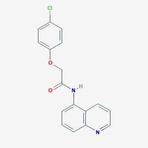 2-(4-chlorophenoxy)-N-(quinolin-5-yl)acetamide