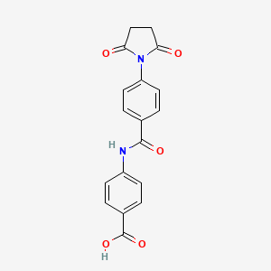 4-{[4-(2,5-dioxo-1-pyrrolidinyl)benzoyl]amino}benzoic acid