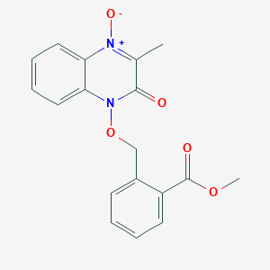 methyl 2-{[(3-methyl-4-oxido-2-oxo-1(2H)-quinoxalinyl)oxy]methyl}benzoate