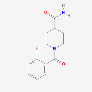 1-(2-fluorobenzoyl)-4-piperidinecarboxamide