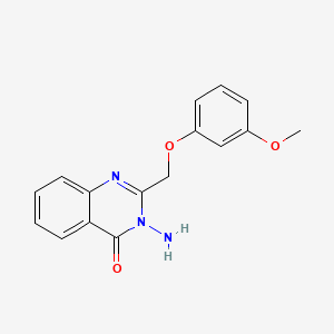 3-amino-2-[(3-methoxyphenoxy)methyl]-4(3H)-quinazolinone