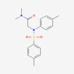 N~1~,N~1~-dimethyl-N~2~-(4-methylphenyl)-N~2~-[(4-methylphenyl)sulfonyl]glycinamide