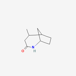 2-Azabicyclo[4.2.1]nonan-3-one,5-methyl-,exo-(9CI)