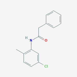 molecular formula C15H14ClNO B5743102 N-(5-chloro-2-methylphenyl)-2-phenylacetamide 