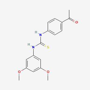 N-(4-acetylphenyl)-N'-(3,5-dimethoxyphenyl)thiourea