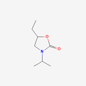 molecular formula C8H15NO2 B574311 5-Ethyl-3-isopropyloxazolidin-2-one CAS No. 194732-17-7