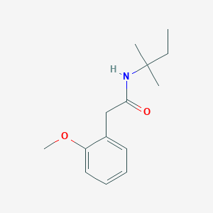 N-(1,1-dimethylpropyl)-2-(2-methoxyphenyl)acetamide