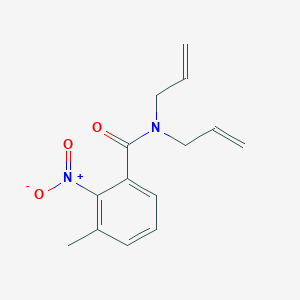 N,N-diallyl-3-methyl-2-nitrobenzamide