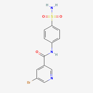 N-[4-(aminosulfonyl)phenyl]-5-bromonicotinamide