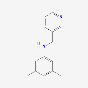 molecular formula C14H16N2 B5743146 (3,5-dimethylphenyl)(3-pyridinylmethyl)amine 