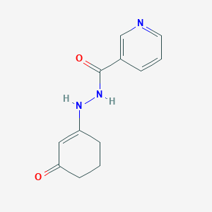 N'-(3-oxo-1-cyclohexen-1-yl)nicotinohydrazide