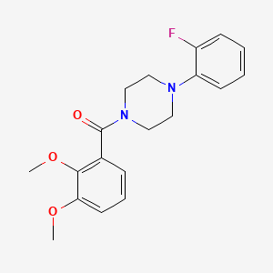 1-(2,3-dimethoxybenzoyl)-4-(2-fluorophenyl)piperazine