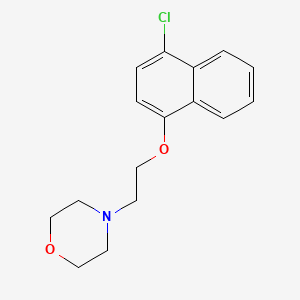 4-{2-[(4-chloro-1-naphthyl)oxy]ethyl}morpholine