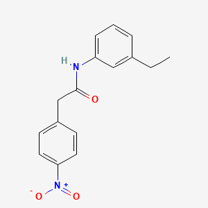 N-(3-ethylphenyl)-2-(4-nitrophenyl)acetamide