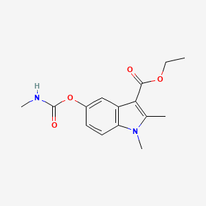 ethyl 1,2-dimethyl-5-{[(methylamino)carbonyl]oxy}-1H-indole-3-carboxylate