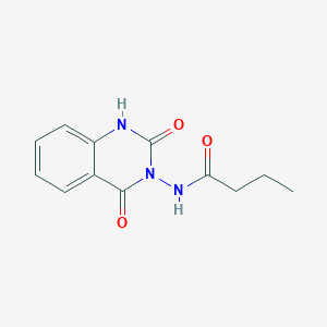 N-(2,4-dioxo-1,4-dihydro-3(2H)-quinazolinyl)butanamide