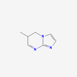 molecular formula C7H9N3 B574332 6-Methyl-5,6-dihydroimidazo[1,2-a]pyrimidine CAS No. 170886-36-9