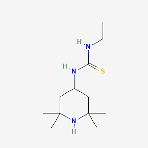 molecular formula C12H25N3S B5743335 N-ethyl-N'-(2,2,6,6-tetramethyl-4-piperidinyl)thiourea 