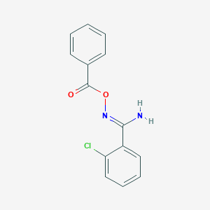 N'-(benzoyloxy)-2-chlorobenzenecarboximidamide