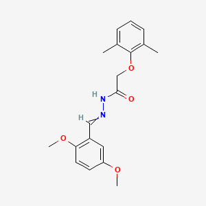 N'-(2,5-dimethoxybenzylidene)-2-(2,6-dimethylphenoxy)acetohydrazide