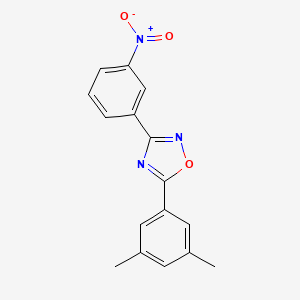 5-(3,5-dimethylphenyl)-3-(3-nitrophenyl)-1,2,4-oxadiazole