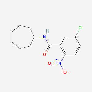 5-chloro-N-cycloheptyl-2-nitrobenzamide