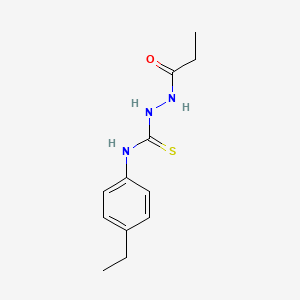 N-(4-ethylphenyl)-2-propionylhydrazinecarbothioamide